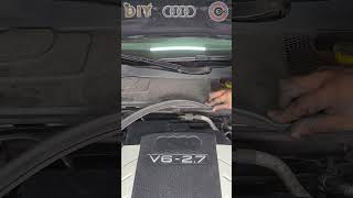 DIY Luftschachtabdeckung einbauen Audi A6 C6 DIY mechanic automobile mechaniker [upl. by Karna]