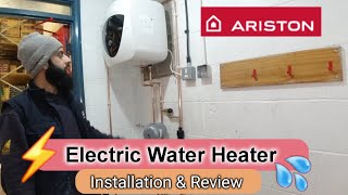 Electric Water Heater Installation  Ariston Andris Lux [upl. by Eupheemia]