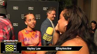 Hayley Law talks RiverdaleSabrina crossover at ATampT Hello Lab [upl. by Annhej]