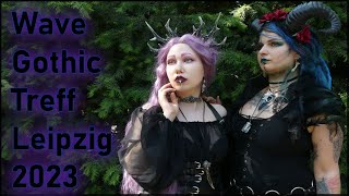 Wave Gothic Treff Leipzig 2023  Bilder amp Gewandler [upl. by Bernardine420]