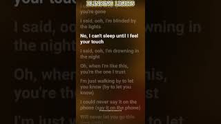 ✨Blinding lights The weekend song lyrics  blinding lights song lyrics  quotthe city cold and emptyquot [upl. by Roel]