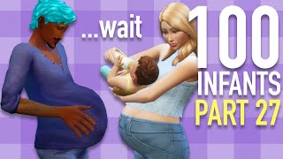 MY BABY DADDY IS PREGNANT TOO   100 BABY CHALLENGE SPEEDRUN  Part 27 [upl. by Chapman900]