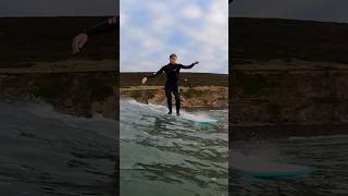 Saunton longboard uksurf goprouk waves oceanlover surfing longboarding saunton [upl. by Leahci]