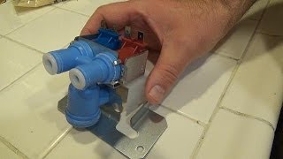 DIY How to Replace GE Refrigerator Water Valves [upl. by Bethina]