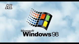 Windows 98 Startup Sound AI Extended [upl. by Iek]