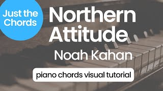 Piano Chords  Northern Attitude Noah Kahan [upl. by Selina]