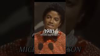 Michael jackson Evolution🔥🤩 michaeljackson kingofpop mj music shorts [upl. by Namlak]