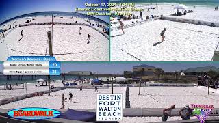 Emerald Coast Volleyball Fall Classic 2024  October 17 2024  MW Doubles  Pool Play [upl. by Sidonnie552]