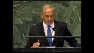 On September 27 2012 Israel Prime Minister Benjamin Netanyahu addressed the UN [upl. by Roxine]