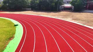 SVM Synthetic Running Track sports school [upl. by Ferullo289]