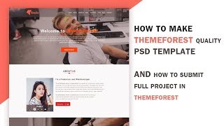 Themeforest PSD Template Web Design Tutorial  17 [upl. by Anaicilef648]