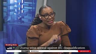 2024 Elections  Zuma wins appeal against IEC disqualification MK party Spokesperson weighs in [upl. by Hauck]