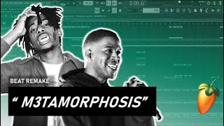 How quotM3TAMORPHOSISquot by Playboi Carti was made in FL Studio Remake no Loops or Samples  Free FLP [upl. by Akeirahs]