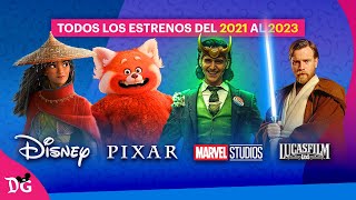 Estrenos del 2021 al 2023 😮  Disney Geeks [upl. by Atelokin16]