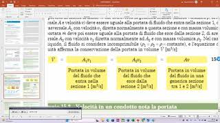 CALCOLO PERDITE CONCENTRATE E DISTRIBUITE ATTRAVERSO DIAGRAMMA DI MOODY E NUMERO DI REYNOLDS [upl. by Rennane]