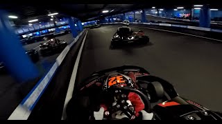 Paris Kart Indoor  qualif course 2h PKI nouvelle piste avec étage 2019 [upl. by Tniassuot]