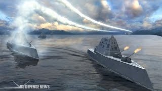 This is what would happen if the USS Zumwalt fought a Russian battlecruiser [upl. by Damian828]