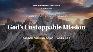 Gods Unstoppable Mission Acts 128  ARPC Weekend Service [upl. by Alakcim]