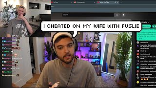 xQc Tries Not to Laugh Reacting to NoahJ456 Responding to Cheating on his Wife [upl. by Oel]