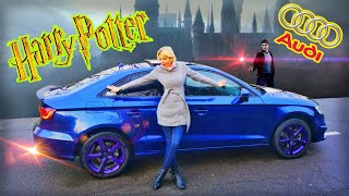 HARRY POTTER CONDUCE AUDI A3 SPORT NEW [upl. by Ynna]