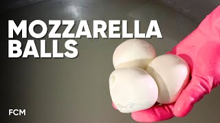 Satisfying Mozzarellas Cheese Balls Making Process  FCM [upl. by Stanly]