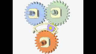 Mechanism for converting twoway to oneway rotation 2 [upl. by Ayidah]