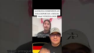 VENEZOLANOS SERÁN DEPORTADOS DE ALEMANIA 🇩🇪😮 [upl. by Leanna]