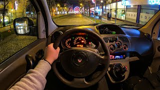 2009 RENAULT KANGOO VAN NIGHT POV DRIVE  AUTOBLVD [upl. by Selrahcnhoj]