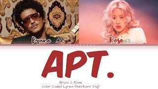 Rosé and Bruno Mars ‘APT ’ Color Coded Lyrics [upl. by Adiarf]