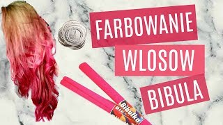 JAK ZAFARBOWAĆ WŁOSY BIBUŁĄ  FARBOWANIE ZA 1zł [upl. by Lowndes]