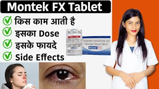 Montek Fx Tablet Uses  Fexofenadine Hydrochloride and Montelukast Tablets  Uses  Dose [upl. by Becht208]