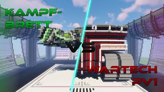 WarTech PV1 vs quotKampfbrett von Alienquot  WarGear Fight SteamWarde [upl. by Auod]