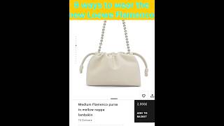 6 ways to style The New Loewe Flamenco Purse Bag designerbag loewe howtostyle flamenco [upl. by Nela]