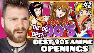 First Time Reacting to quotThe Best ANIME Openings Of The 90squot  CLASSIC ANIME  New Anime Fan [upl. by Buseck]