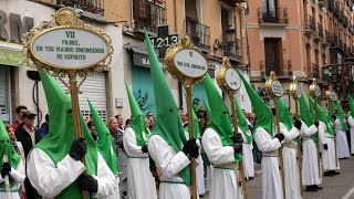 Semana Santa Zaragoza 2024 procesión Siete Palabras [upl. by Niveb]