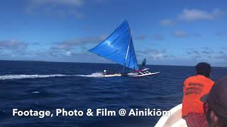 Marshall Islands  Flying Traditional Marshallese Proa [upl. by Neeli286]