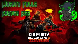 Liberty Falls easter egg és howto CoDBO6 Zombies [upl. by Goober]