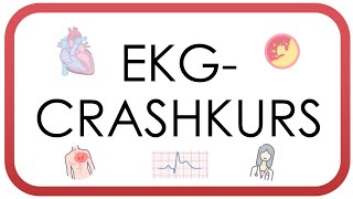 EKG Crashkurs  Auswerten in unter 10 Minuten AVBlock Vorhofflimmern STEMI Perikarditis [upl. by Llertniuq]