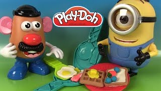 Play Doh Trousse Petit Déjeuner Pâte à Modeler Breakfast Set [upl. by Htinek]