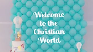 Christening decorations ideas BAPTISMAL CELEBRATION [upl. by Ahsieken]