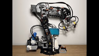 LEGO 6 AXIS ROBOTIC ARM  PNEUMATIC UNIT  V4  MINDSTORMS 51515 [upl. by Nobile948]