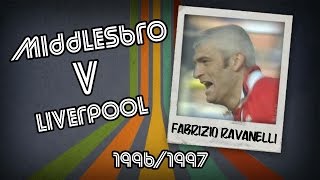 FABRIZIO RAVANELLI  Boro v Liverpool 9697  Retro Goal [upl. by Ecinert]