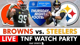 Thursday Night Football LIVE Stream Browns vs Steelers NFL Week 12 Amazon Prime Free Watch Party [upl. by Hopper]