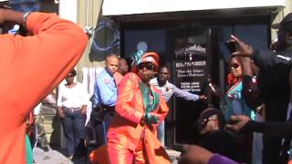 Coming Out The Door Lady Buckjumpers 2012 Second line parade featuring TBC Brass Band [upl. by Markus]