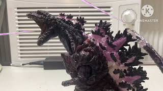 Shin Godzilla Stop Motion Tail beamfirst test [upl. by Riek534]