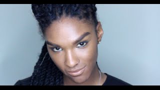 Simple Tomboy Makeup Tutorial ft Ari Fitz  Androgynous Nighttime Look [upl. by Atekehs]