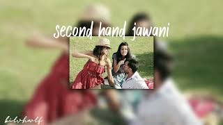 Second hand Jawani sped up  Cocktail  bitvhwtf [upl. by Haya]