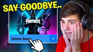 The End Of My Fortnite Channel NOT CLICKBAIT lol [upl. by Eula]