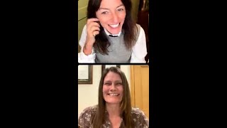 Live Instagram Davina McCall amp Dr Louise Oliver discussing how we breathe matters [upl. by Lhadnek]