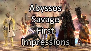 Abyssos Savage  First Impressions  FFXIV Endwalker [upl. by Mihcaoj]